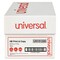 Universal 8.5 in. x 11 in. 20 lbs. Bond Weight High-Bright Multipurpose Paper - White (10/Carton)
